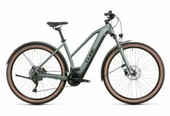 VTC Électrique Cube Nuride Hybrid Pro 625 Allroad Trapeze Shimano Deore 10V 625 Wh 29'' Vert Silver 2022
