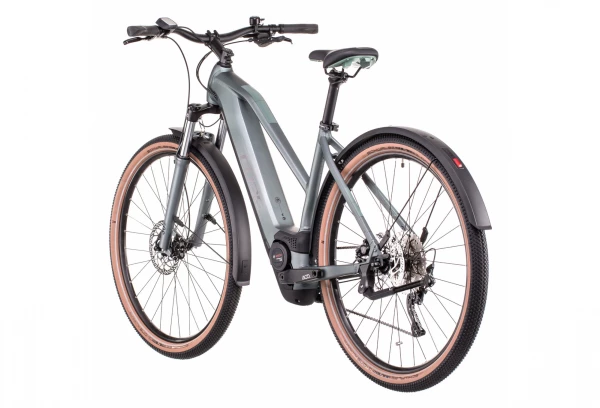 VTC Électrique Cube Nuride Hybrid Pro 625 Allroad Trapeze Shimano Deore 10V 625 Wh 29'' Vert Silver 2022 7 VTC Électrique Cube Nuride Hybrid Pro 625 Allroad Trapeze Shimano Deore 10V 625 Wh 29'' Vert Silver 2022 – Image 5