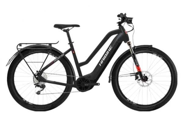 VTC Électrique Haibike Trekking 6 I630Wh Shimano Deore 10V Gris / Jaune Mat 2022 5 VTC Électrique Haibike Trekking 6 I630Wh Shimano Deore 10V Gris / Jaune Mat 2022 – Image 3