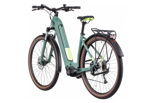 Vélo De Ville Électrique Cube Touring Hybrid One 625 Easy Entry Shimano Alivio 9V 625 Wh 700 Mm Vert Sharp 2022 8 Vélo De Ville Électrique Cube Touring Hybrid One 625 Easy Entry Shimano Alivio 9V 625 Wh 700 Mm Vert Sharp 2022 – Image 6