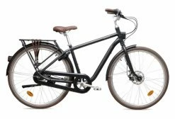 Vélo De Ville Elops 900 HF Shimano Nexus 7V 700 Mm Gris Foncé / Noir 2021 Gris / Noir