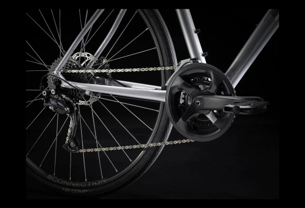 Vélo Fitness Trek FX 2 Disc Shimano Acera/Altus 9V 700 Mm Gris Quicksilver 2022 9 Vélo Fitness Trek FX 2 Disc Shimano Acera/Altus 9V 700 Mm Gris Quicksilver 2022 – Image 7