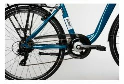 Vélo De Ville Électrique Mixte Bicyklet Claude Shimano Tourney 7V 500 Wh 700 Mm Turquoise Marron Bleu -Vélo Soldes unnamed file 2075