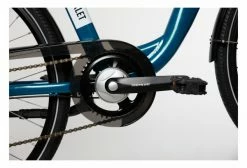 Vélo De Ville Électrique Mixte Bicyklet Claude Shimano Tourney 7V 500 Wh 700 Mm Turquoise Marron Bleu -Vélo Soldes unnamed file 2076