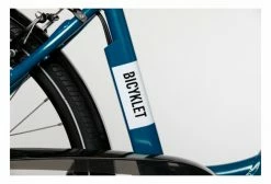 Vélo De Ville Électrique Mixte Bicyklet Claude Shimano Tourney 7V 500 Wh 700 Mm Turquoise Marron Bleu -Vélo Soldes unnamed file 2078