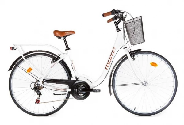 Vélo De Ville Moma Bikes City Classic 28'' Shimano 18V Blanc 4 Vélo De Ville Moma Bikes City Classic 28'' Shimano 18V Blanc – Image 2
