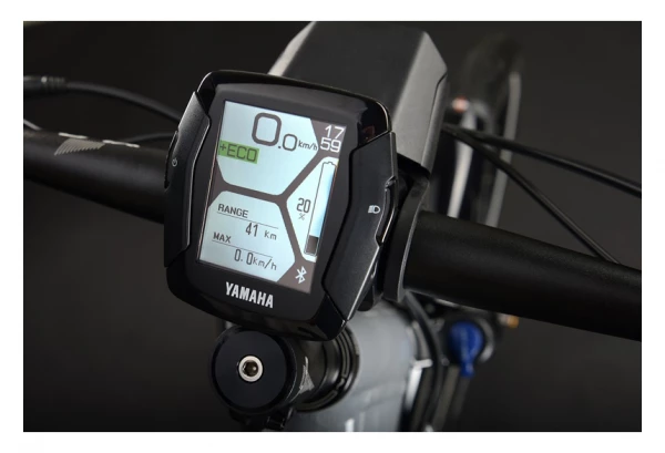 VTC Électrique Haibike Trekking 6 Lowstep I630Wh Shimano Deore 10V Gris / Jaune Mat 2022 6 VTC Électrique Haibike Trekking 6 Lowstep I630Wh Shimano Deore 10V Gris / Jaune Mat 2022 – Image 4