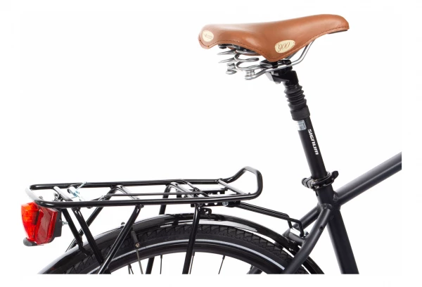 Vélo De Ville Bicyklet Leon Shimano Acera/Altus 8V 700 Mm Noir Mat 5 Vélo De Ville Bicyklet Leon Shimano Acera/Altus 8V 700 Mm Noir Mat – Image 3