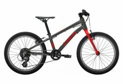 VTT Enfant Trek Wahoo 20 Shimano Acera / Altus 8V 20'' Gris Lithium / Rouge 2022 -Vélo Soldes unnamed file 2621