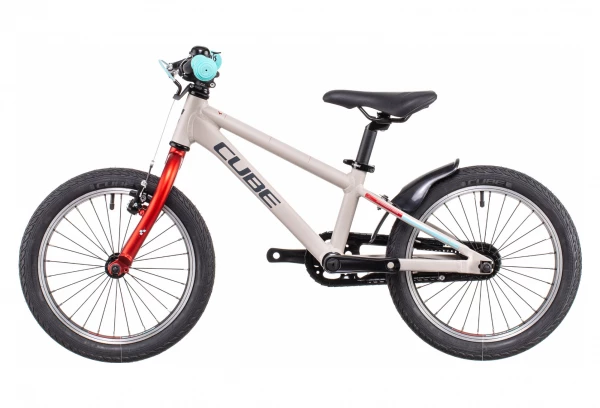VTT Enfant Cube Cubie 160 RT Single Speed 16'' Gris Rouge 2022 3 - 5 Ans 6 VTT Enfant Cube Cubie 160 RT Single Speed 16'' Gris Rouge 2022 3 - 5 Ans – Image 4