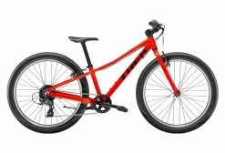 VTT Semi-Rigide Enfant Trek Precaliber 24'' 9-12 Ans 8V Rouge