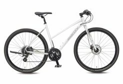 Vélo De Ville Femme Monty Indie Shimano Altus 7V 700 Mm Blanc 2022