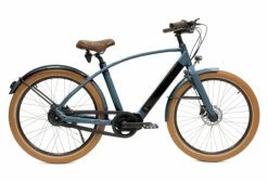 Vélo De Ville Électrique Reine Bike Cadre Haut Connecté Enviolo City CT 504Wh 26'' Bleu 2022