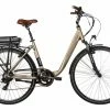 Vélo De Ville Électrique Mixte Bicyklet Claude Shimano Tourney 7V 500 Wh 700 Mm Beige Marron -Vélo Soldes unnamed file 3159