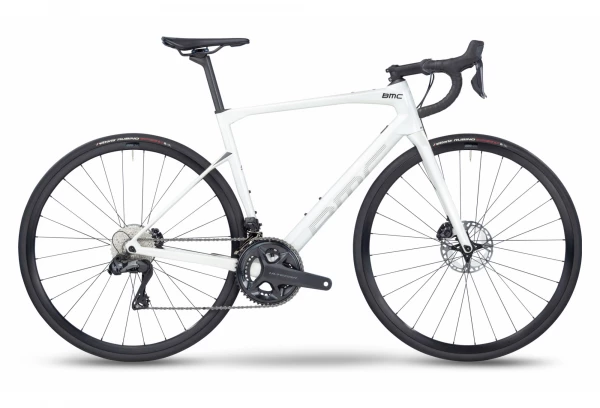 Vélo De Route BMC Roadmachine Three Shimano Ultegra Di2 12V 700 Mm Blanc Metallic Off-White 2023 3 Vélo De Route BMC Roadmachine Three Shimano Ultegra Di2 12V 700 Mm Blanc Metallic Off-White 2023