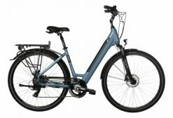 Vélo De Ville Électrique Bicyklet Carmen Shimano Tourney/Altus 7V 504 Wh 700 Mm Bleu