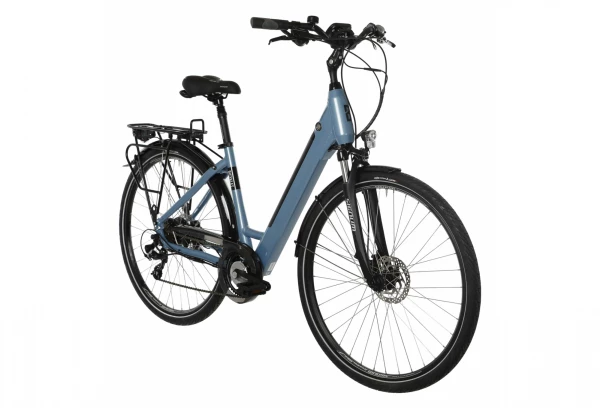Vélo De Ville Électrique Bicyklet Carmen Shimano Tourney/Altus 7V 504 Wh 700 Mm Bleu 4 Vélo De Ville Électrique Bicyklet Carmen Shimano Tourney/Altus 7V 504 Wh 700 Mm Bleu – Image 2