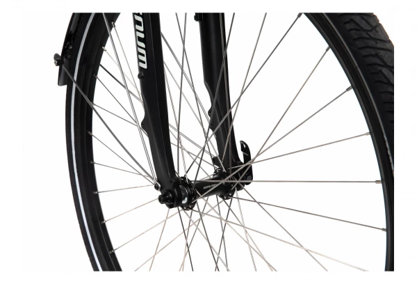 Vélo De Ville Électrique Mixte Bicyklet Claude Shimano Tourney 7V 500 Wh 700 Mm Bleu Nuit Mat Marron 10 Vélo De Ville Électrique Mixte Bicyklet Claude Shimano Tourney 7V 500 Wh 700 Mm Bleu Nuit Mat Marron – Image 8