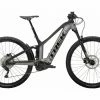 VTT Électrique Tout-Suspendu Trek Powerfly FS 4 Shimano Deore 10V 500Wh Gris Gunmetal / Noir Matt 2022 Gris / Noir