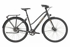 Vélo De Ville Trek District 4 EQ Stagger Shimano Alfine 8V 700 Mm Gris Lithium 2022