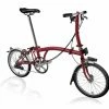 Vélo Pliant Brompton S6L 16'' 6V Rouge