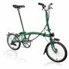 Vélo Pliant Brompton H6L 6V 16'' Vert