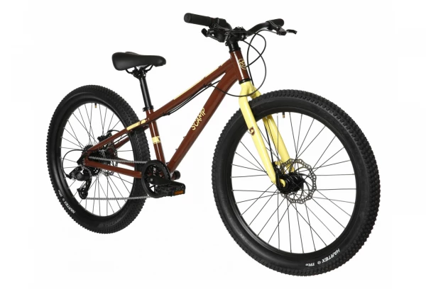 VTT Enfant Scamp Highfox MicroSHIFT Mezzo 8V 24'' Marron Jaune 2022 Vert / Kaki 4 VTT Enfant Scamp Highfox MicroSHIFT Mezzo 8V 24'' Marron Jaune 2022 Vert / Kaki – Image 2