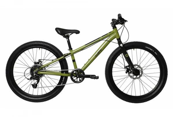 VTT Enfant Scamp Highfox MicroSHIFT Mezzo 8V 24'' Vert Kaki 2022 Jaune / Marron 3 VTT Enfant Scamp Highfox MicroSHIFT Mezzo 8V 24'' Vert Kaki 2022 Jaune / Marron