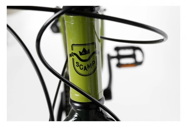 VTT Enfant Scamp Highfox MicroSHIFT Mezzo 8V 24'' Vert Kaki 2022 Jaune / Marron 5 VTT Enfant Scamp Highfox MicroSHIFT Mezzo 8V 24'' Vert Kaki 2022 Jaune / Marron – Image 3