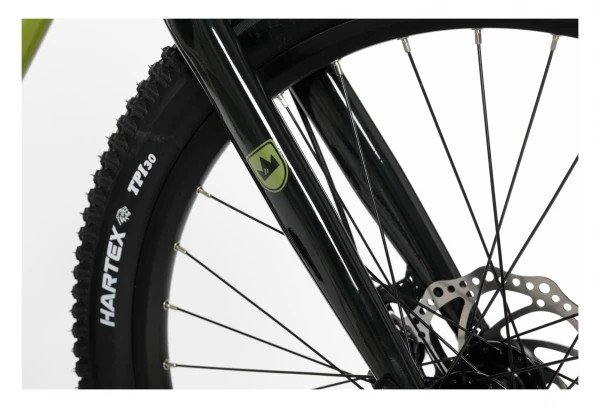 VTT Enfant Scamp Highfox MicroSHIFT Mezzo 8V 24'' Vert Kaki 2022 Jaune / Marron 6 VTT Enfant Scamp Highfox MicroSHIFT Mezzo 8V 24'' Vert Kaki 2022 Jaune / Marron – Image 4