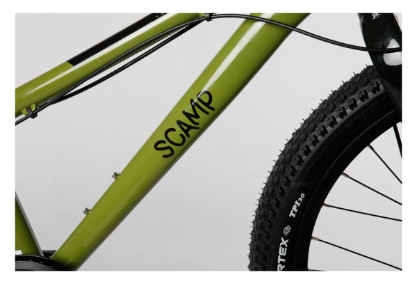 VTT Enfant Scamp Highfox MicroSHIFT Mezzo 8V 24'' Vert Kaki 2022 Jaune / Marron 7 VTT Enfant Scamp Highfox MicroSHIFT Mezzo 8V 24'' Vert Kaki 2022 Jaune / Marron – Image 5