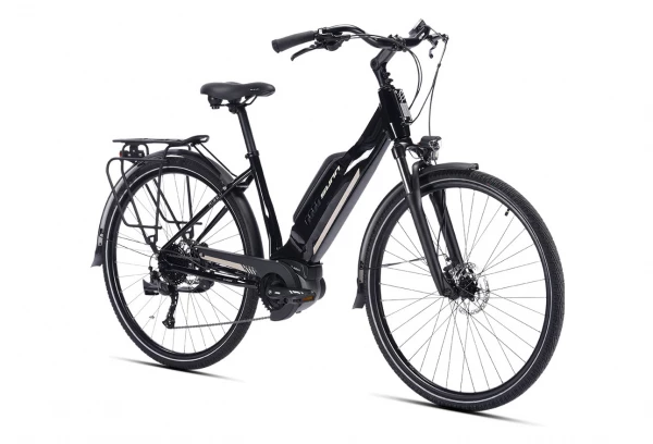 Vélo De Ville Électrique Sunn Urb Rise Shimano Altus 9V 400 Wh 26'' Noir 4 Vélo De Ville Électrique Sunn Urb Rise Shimano Altus 9V 400 Wh 26'' Noir – Image 2