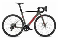 Vélo De Route BH Aerolight 6.0 Sram Rival ETap AXS 12V 700 Mm Gris / Rouge 2022
