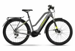 VTC Électrique Haibike Trekking 6 Mid Shimano Deore 10V I630Wh 27.5'' Gris / Jaune Mat 2022