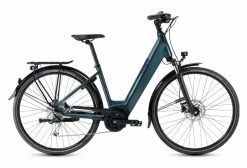 Vélo De Ville Électrique Peugeot EC01 D9 Performance Shimano Alivio 9V 500 Wh 700 Mm Bleu Célèbes 2022