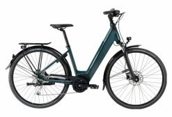 Vélo De Ville Électrique Peugeot EC01 D9 Active Plus Shimano Alivio 9V 500 Wh 700 Mm Bleu 2022 Noir