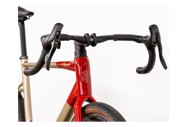 Stajvelo Gravel Bike Stajvélo Roca Campagnolo Ekar 13V 700 Mm Beige / Rouge 2022 4 Stajvelo Gravel Bike Stajvélo Roca Campagnolo Ekar 13V 700 Mm Beige / Rouge 2022 – Image 2