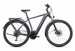 Vélo De Ville Électrique Cube Kathmandu Hybrid One 500 Shimano Deore 10V 500 Wh 700 Mm Gris Teak 2022 -Vélo Soldes unnamed file 6083