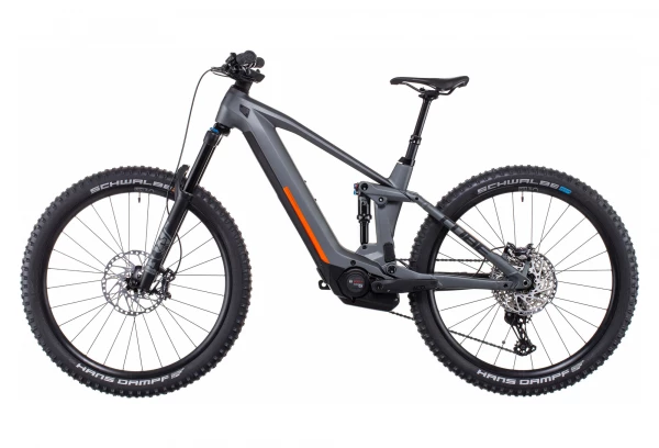 VTT Électrique Tout-Suspendu Cube Stereo Hybrid 140 HPC SL 625 Shimano Deore/XT 12V 625 Wh 27.5'' Gris Flash Orange 2022 Gris / Orange 6 VTT Électrique Tout-Suspendu Cube Stereo Hybrid 140 HPC SL 625 Shimano Deore/XT 12V 625 Wh 27.5'' Gris Flash Orange 2022 Gris / Orange – Image 4
