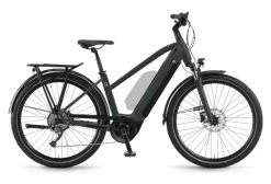 Vélo De Ville Électrique Femme Winora Sinus 9 Shimano Alivio 9V 625 Wh 650b Gris 2022