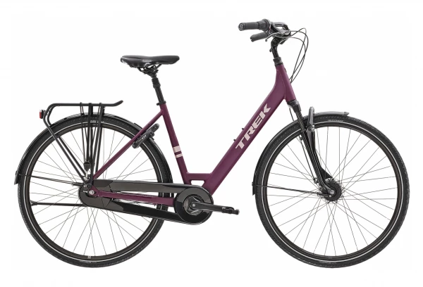 Vélo De Ville Trek District 2 Lowstep Equipped Shimano Nexus 7V Matte Mulberry 2021 Gris 3 Vélo De Ville Trek District 2 Lowstep Equipped Shimano Nexus 7V Matte Mulberry 2021 Gris
