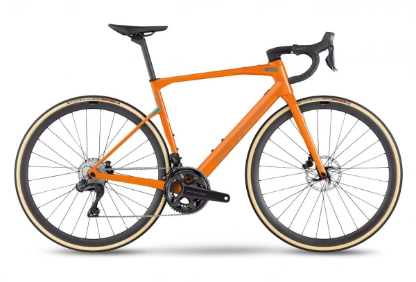 Vélo De Route BMC Roadmachine One Shimano Ultegra Di2 12V 700 Mm Orange Apricot 2023 3 Vélo De Route BMC Roadmachine One Shimano Ultegra Di2 12V 700 Mm Orange Apricot 2023