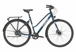 Vélo De Ville Trek District 3 Equipped Stagger Shimano Nexus 8V Dark Aquatic 2021 Noir / Noir