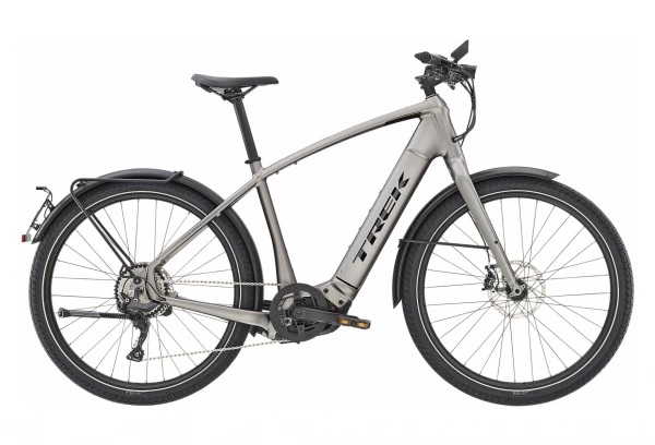 VTC Électrique Trek Allant+ 8S Shimano Deore 10V 625 Wh 650b Métal Mat 2020 Noir / Gris 10 VTC Électrique Trek Allant+ 8S Shimano Deore 10V 625 Wh 650b Métal Mat 2020 Noir / Gris – Image 8