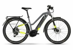 VTC Électrique Haibike Trekking 6 Trapez I500Wh 27.5 ' Shimano Deore 10V Gris / Jaune Mat