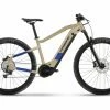 VTT Electrique Semi-Rigide Haibike HardNine 7 630Wh 29'' Shimano Deore 12V Beige Café / Bleu 2022 Beige / Bleu