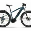 VTC Électrique Haibike Trekking 5 I500Wh Shimano Alivio M3100 9V Bleu / Jaune Canary 2022