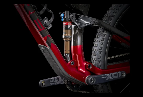 VTT Tout-Suspendu Trek Fuel EX 9.9 27.5'' Sram X01 Eagle 12V Raw Carbon/Rage Red 2021 Rouge 6 VTT Tout-Suspendu Trek Fuel EX 9.9 27.5'' Sram X01 Eagle 12V Raw Carbon/Rage Red 2021 Rouge – Image 4