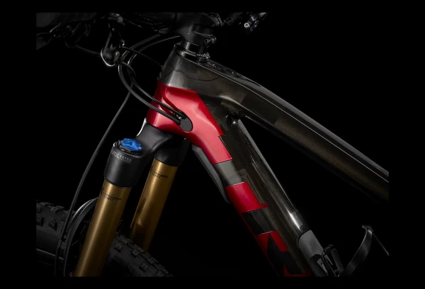 VTT Tout-Suspendu Trek Fuel EX 9.9 27.5'' Sram X01 Eagle 12V Raw Carbon/Rage Red 2021 Rouge 10 VTT Tout-Suspendu Trek Fuel EX 9.9 27.5'' Sram X01 Eagle 12V Raw Carbon/Rage Red 2021 Rouge – Image 8