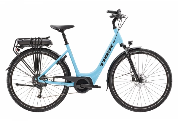 Vélo De Ville Électrique Trek Verve+ 2 Lowstep Bosch 300wh Shimano Altus 9V Azure 2021 Bleu 10 Vélo De Ville Électrique Trek Verve+ 2 Lowstep Bosch 300wh Shimano Altus 9V Azure 2021 Bleu – Image 8